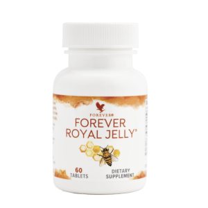frasco de vitamina de jalea real de forever living